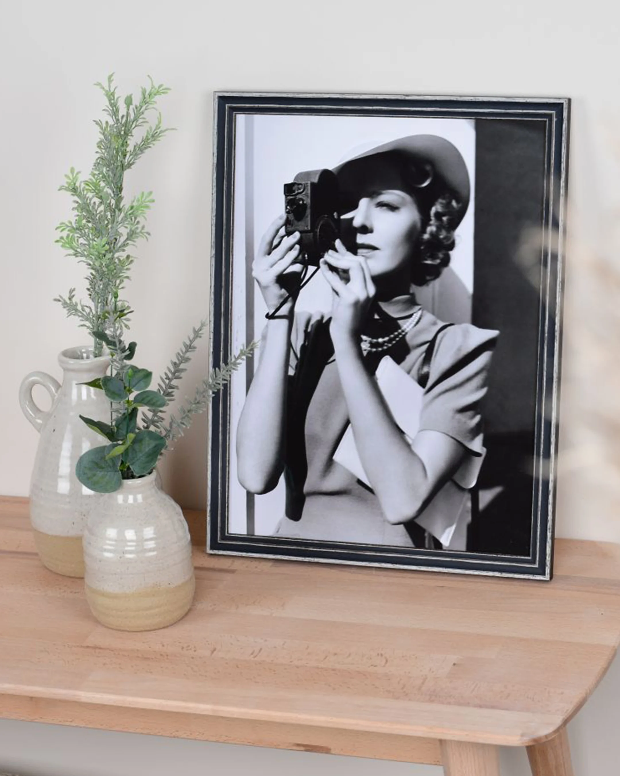 Vintage houten fotolijst Luise
