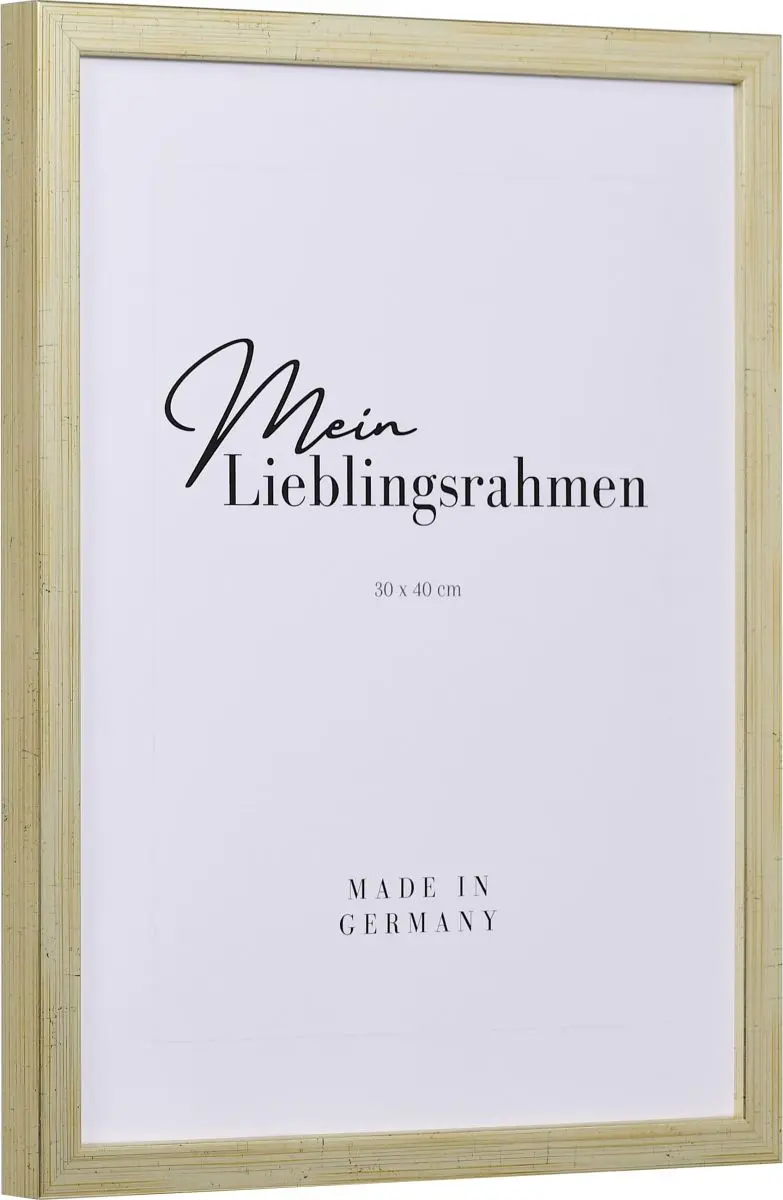 Seitenansicht eines antiksilbernen Bilderrahmens A4 mit glatter OberflÃ¤che und schlichtem Design