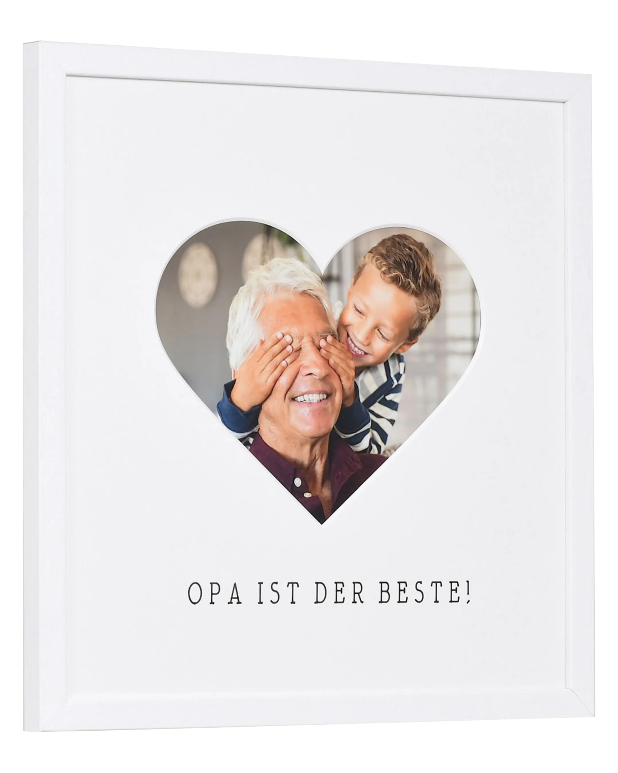 Fotolijst hart "Opa" 30x30cm