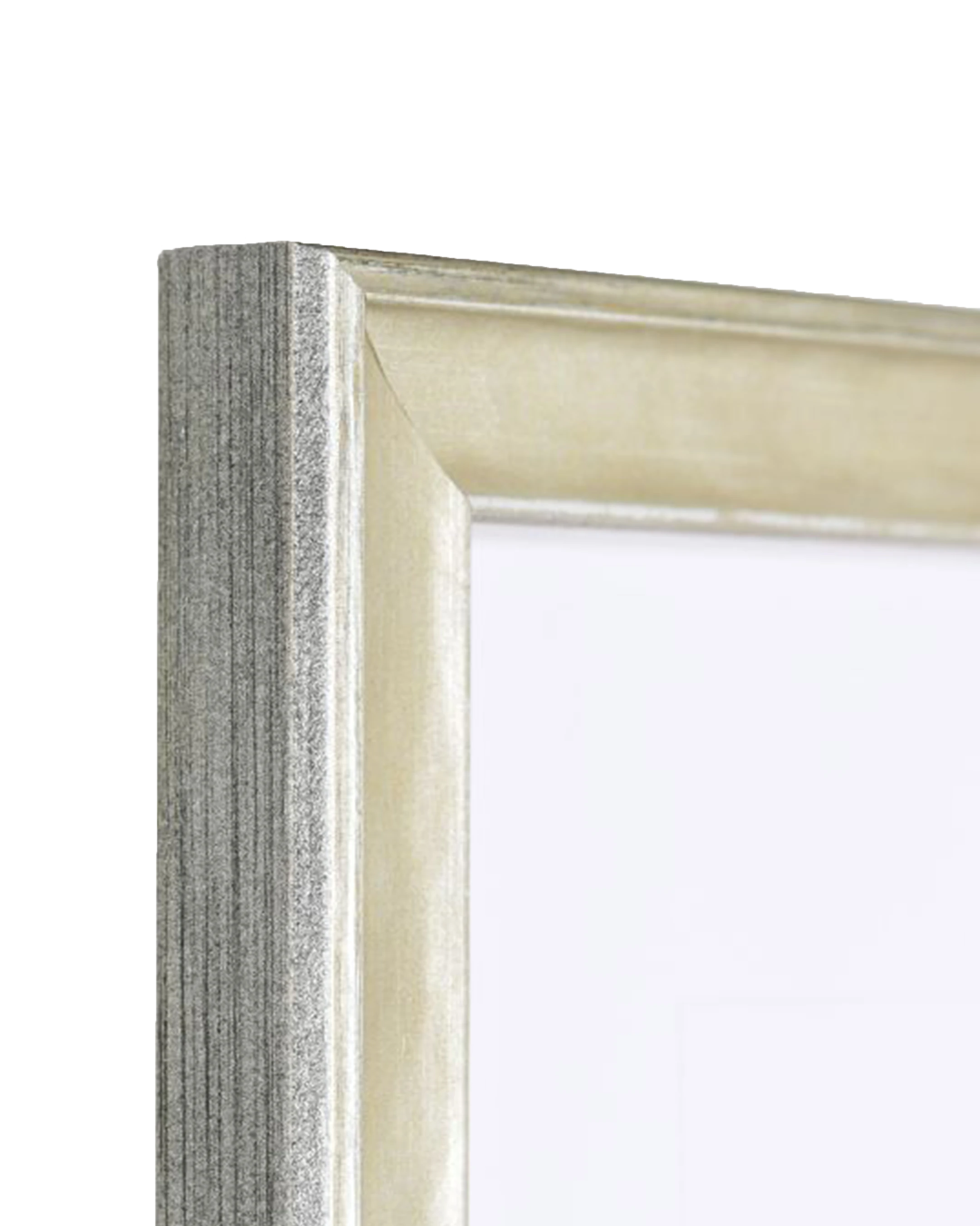 Houten fotolijst Liv zilver – detailweergave