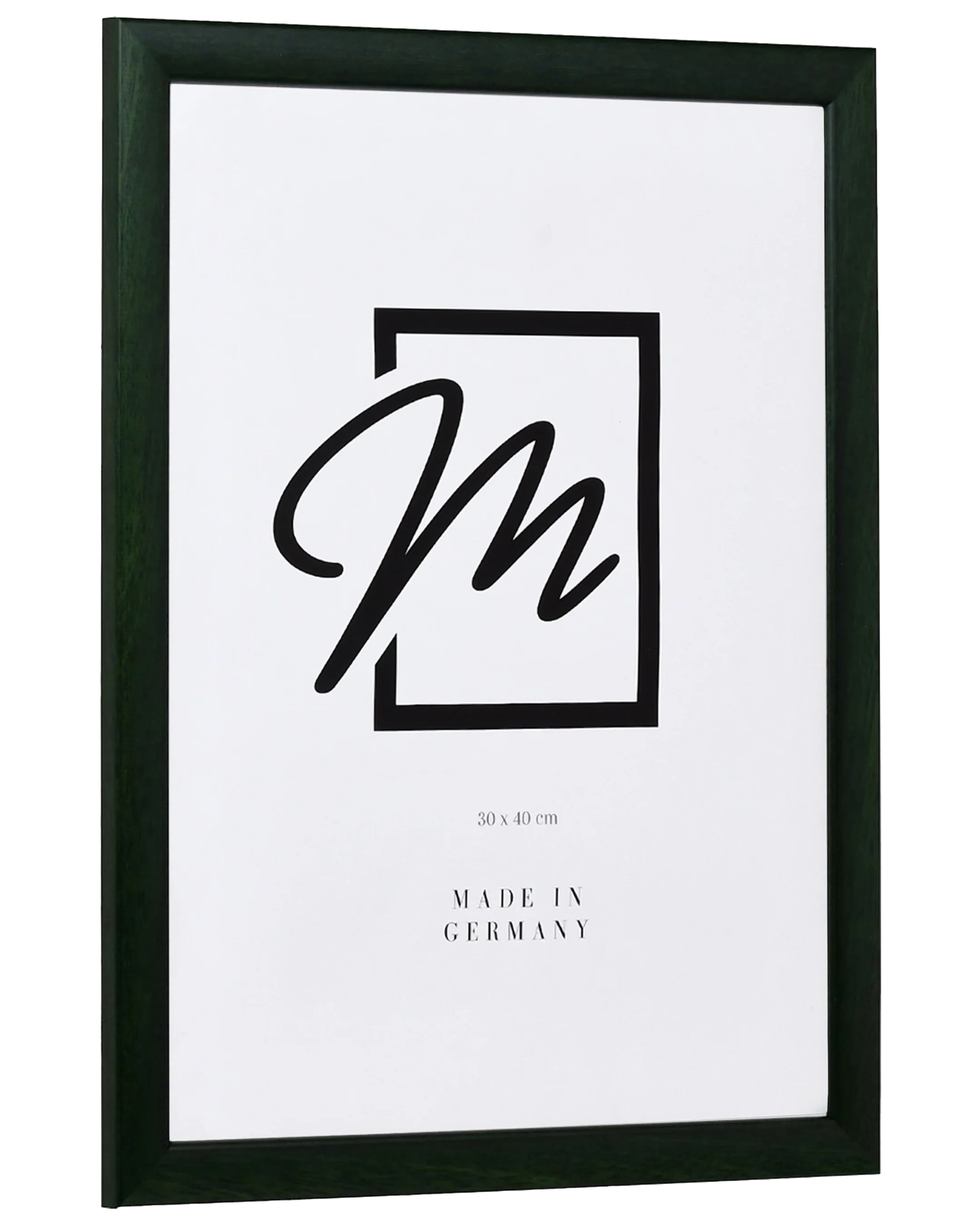 Houten fotolijst Greta dennengroen – zijaanzicht