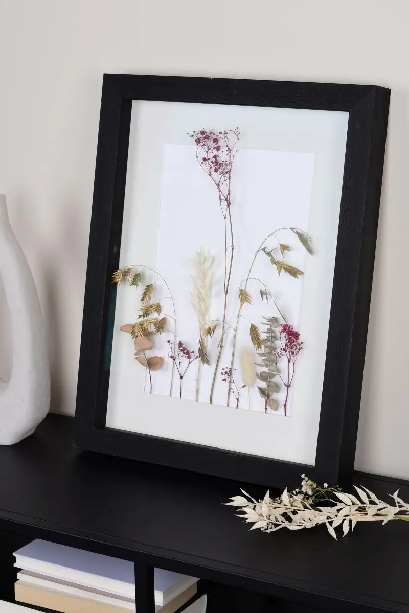 Houten fotolijst Linda met afstandslijst