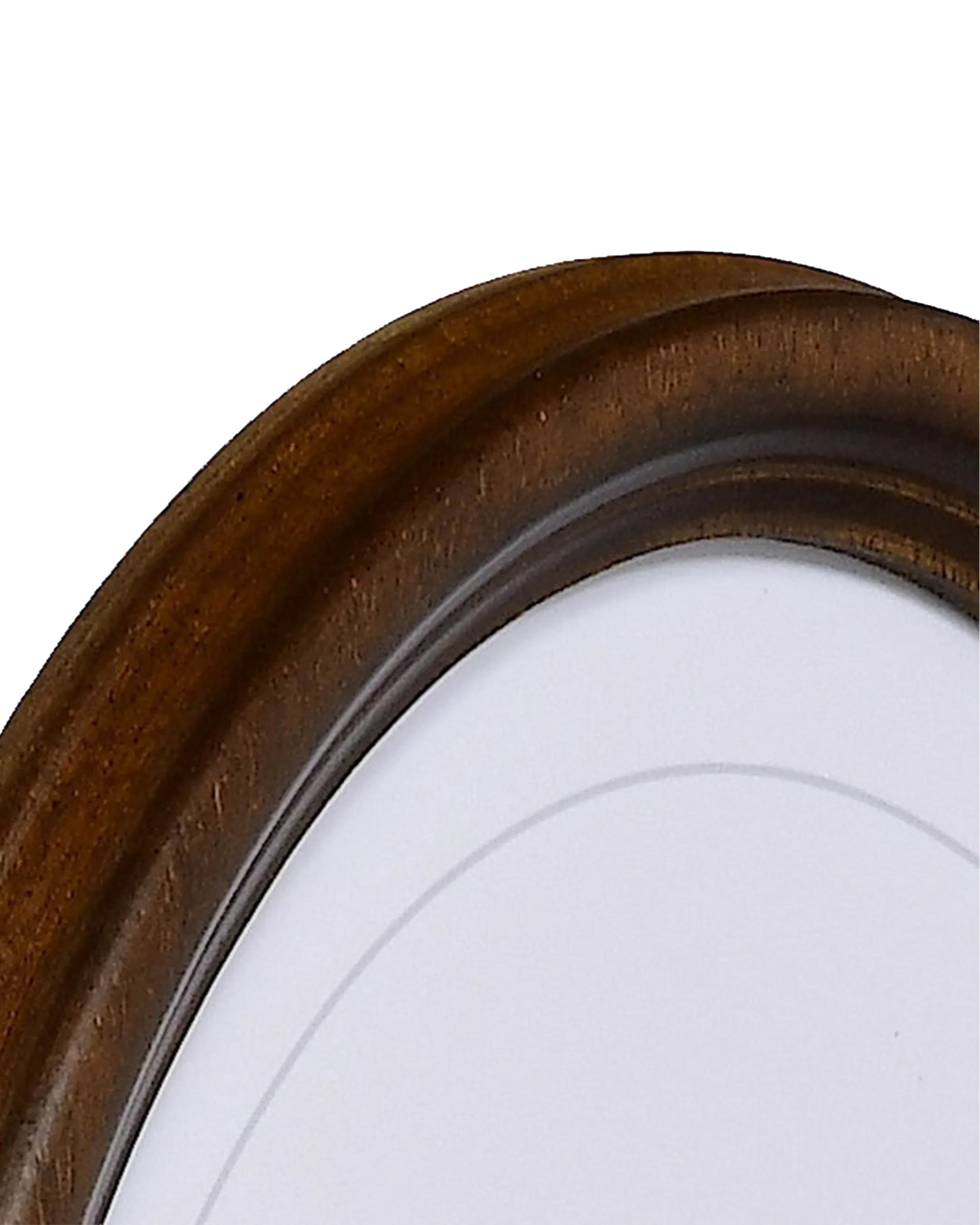 Ovale fotolijst Wilma Bruin – detailweergave