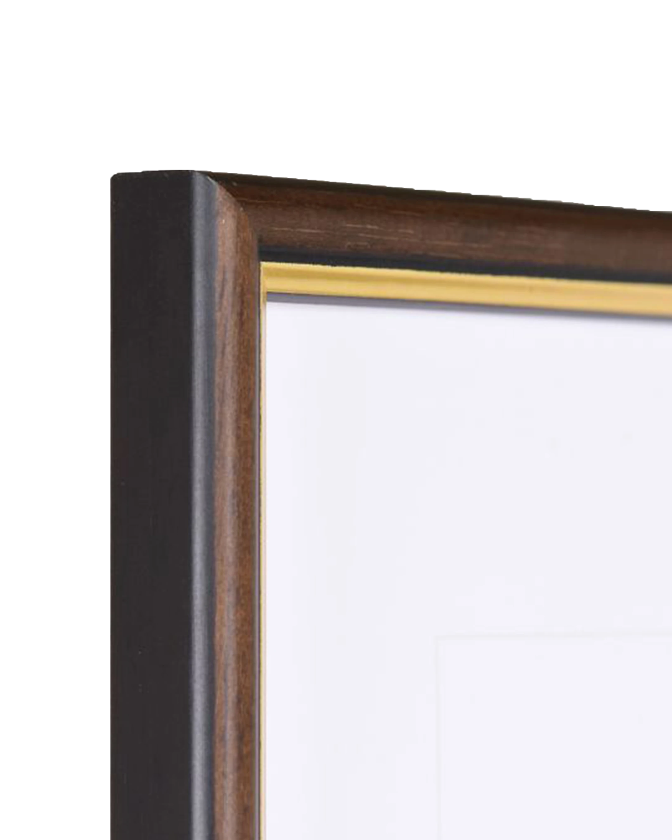 Houten fotolijst Carina bruin – detailweergave