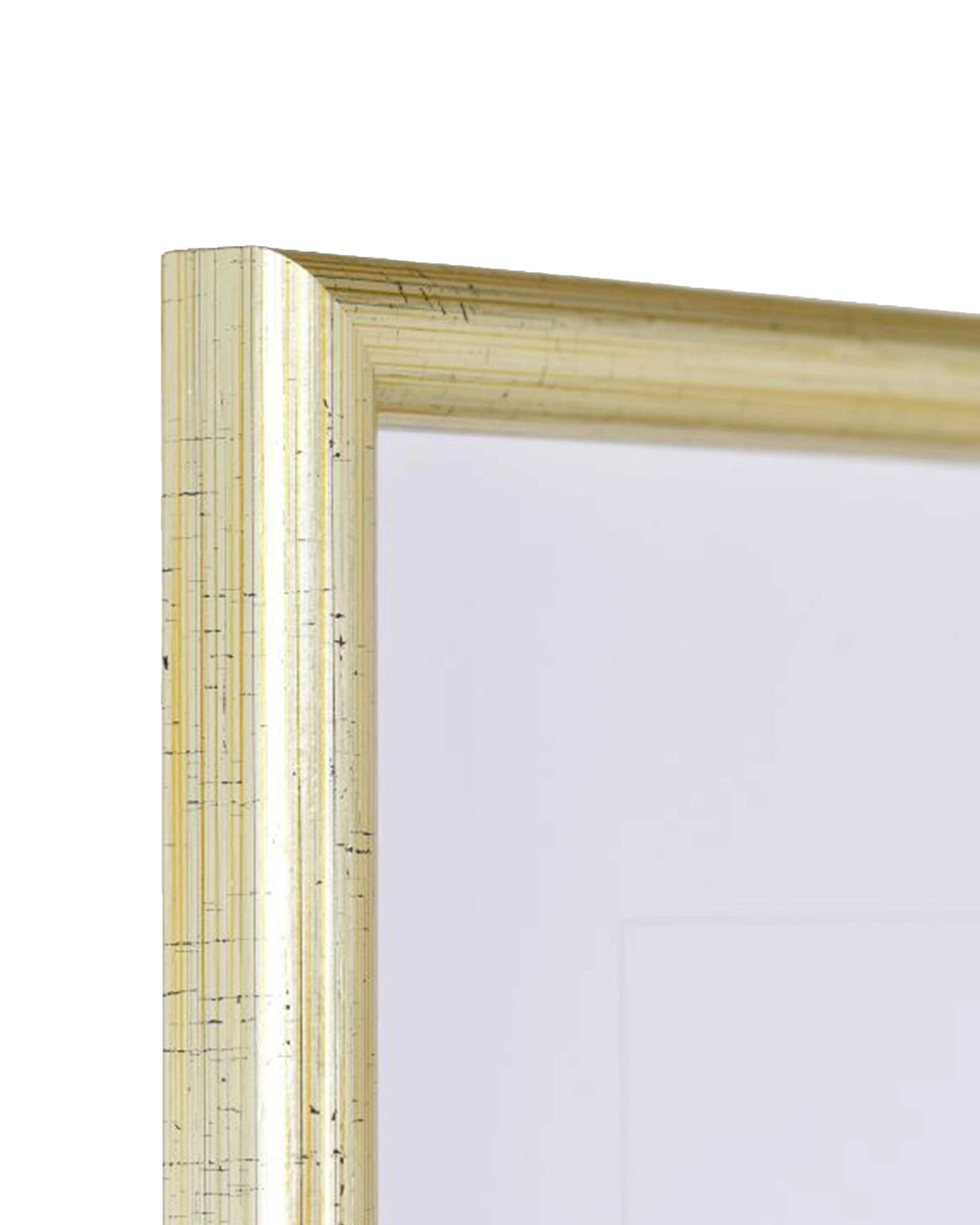 Houten fotolijst Ava zilver – detailweergave