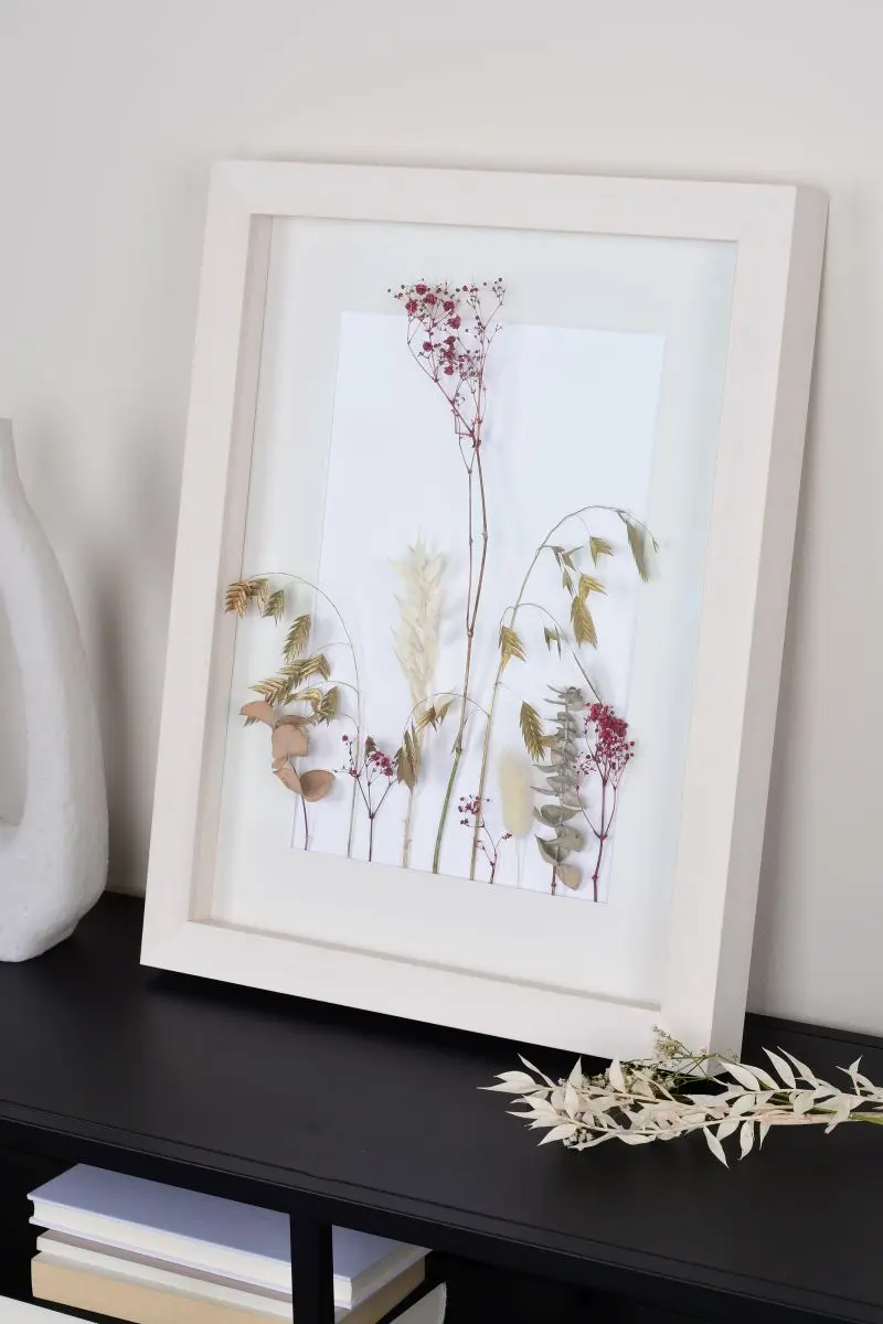 Houten fotolijst Linda met afstandslijst
