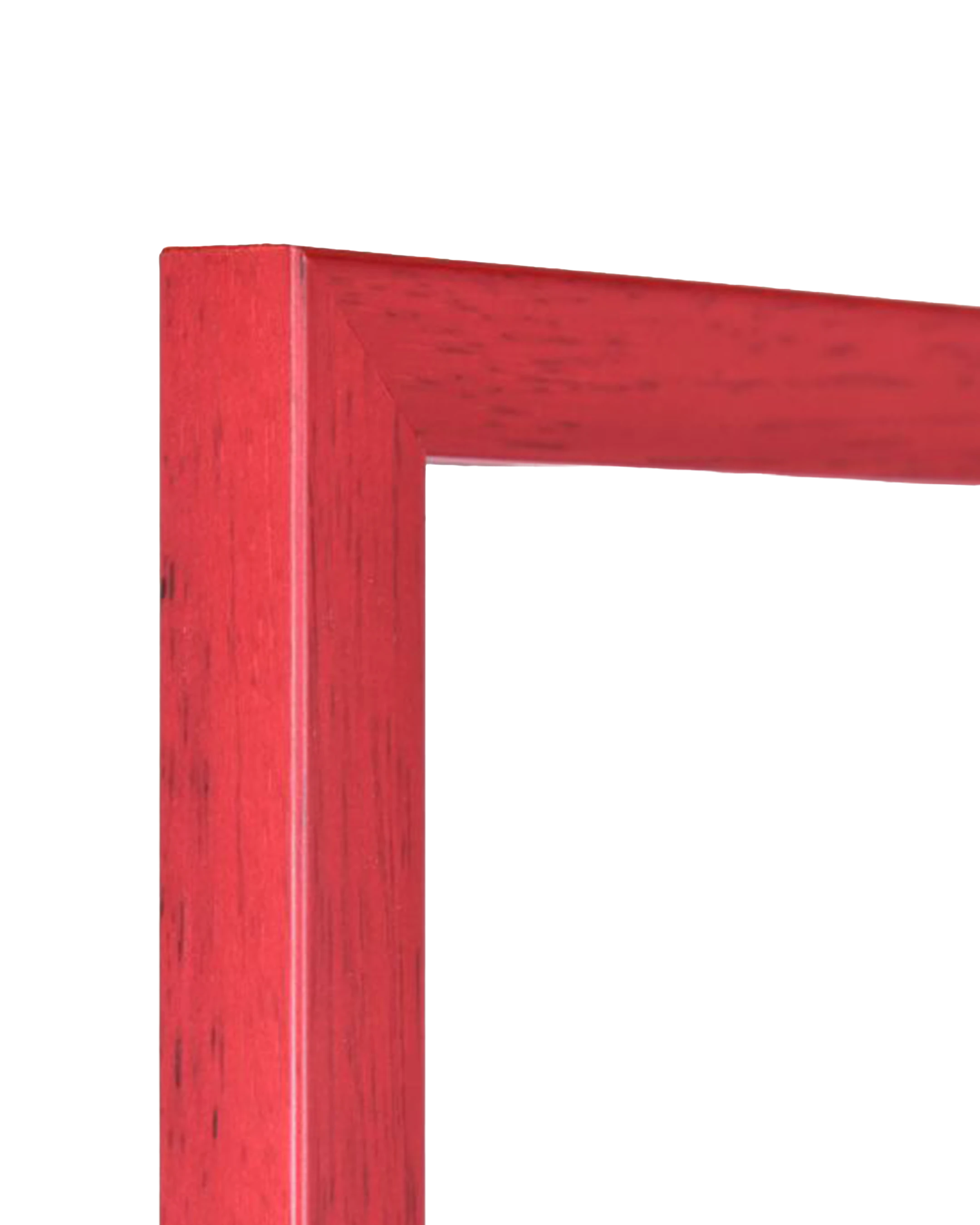 Houten fotolijst Helena rood – detailweergave