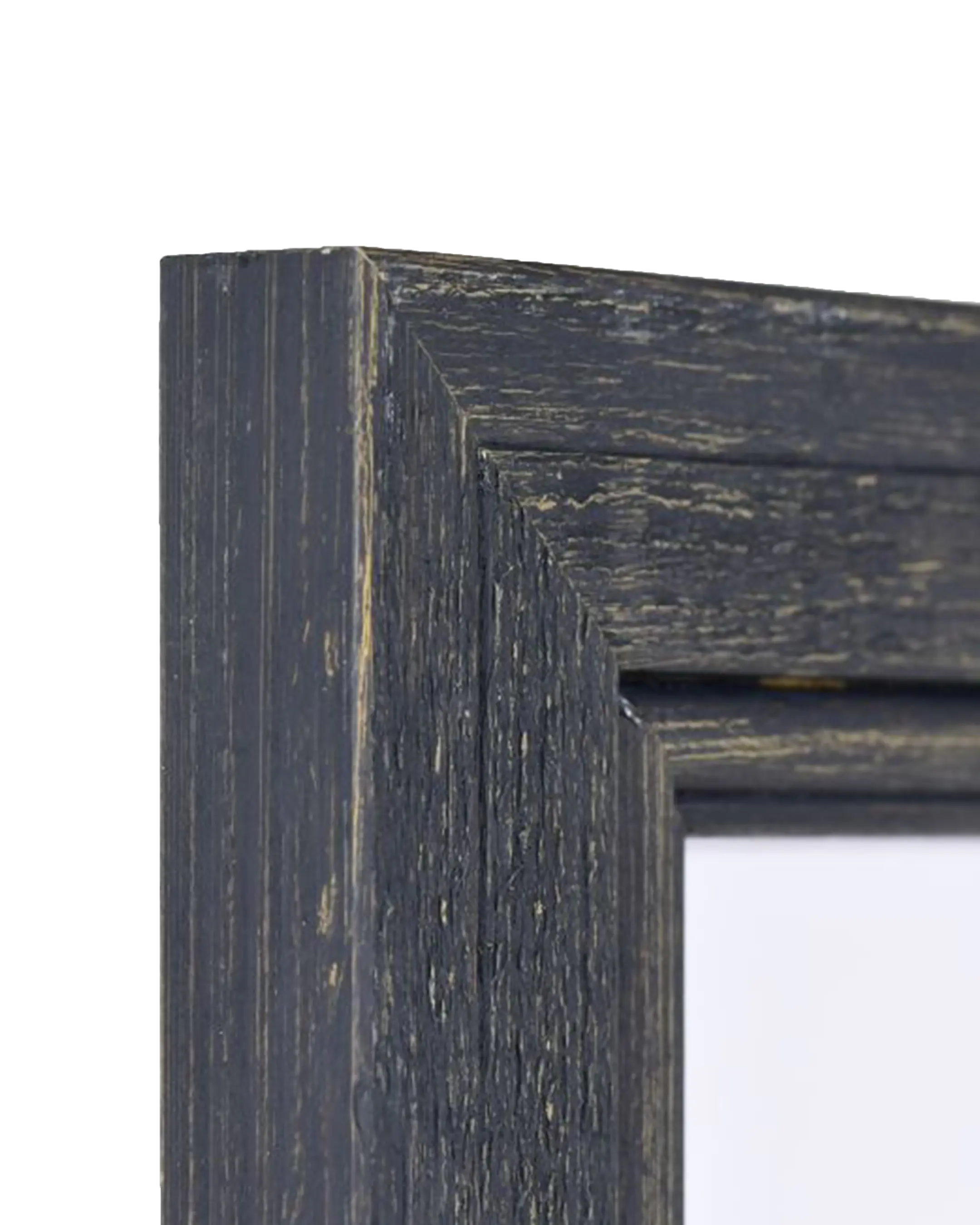 Vintage houten fotolijst Insa zwart – detailweergave