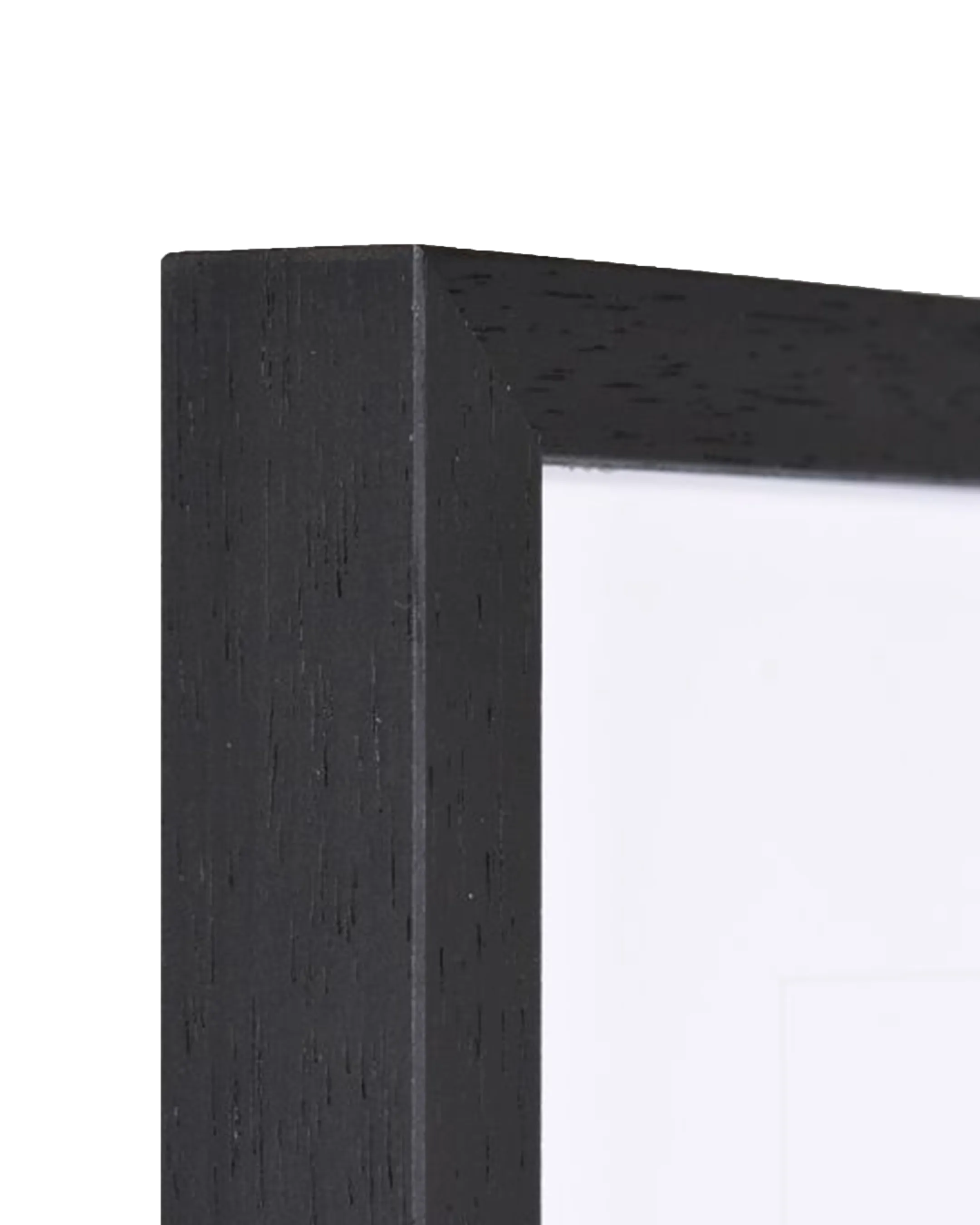 Houten fotolijst Nele zwart – detailweergave