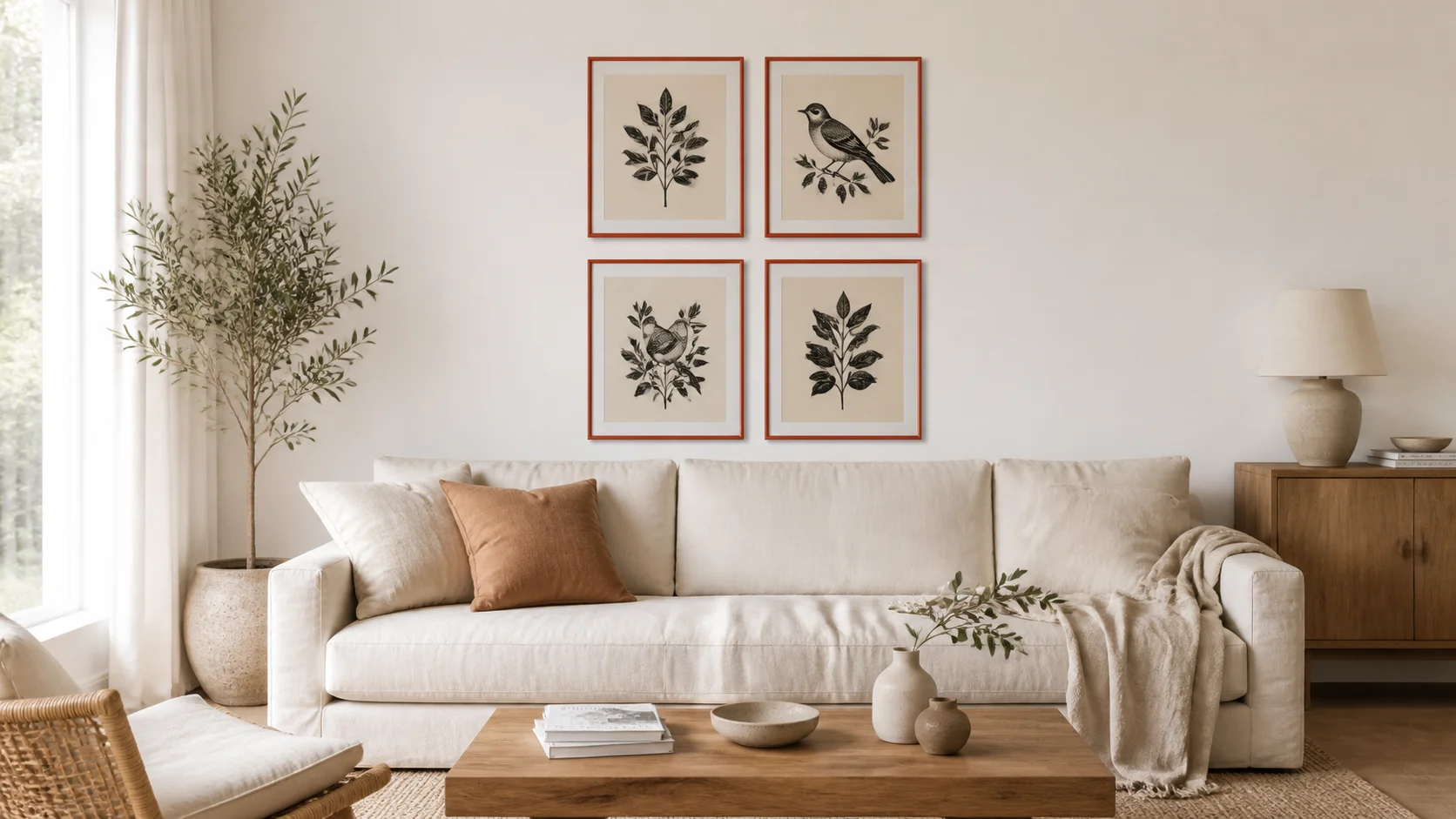 Houten fotolijst Ava