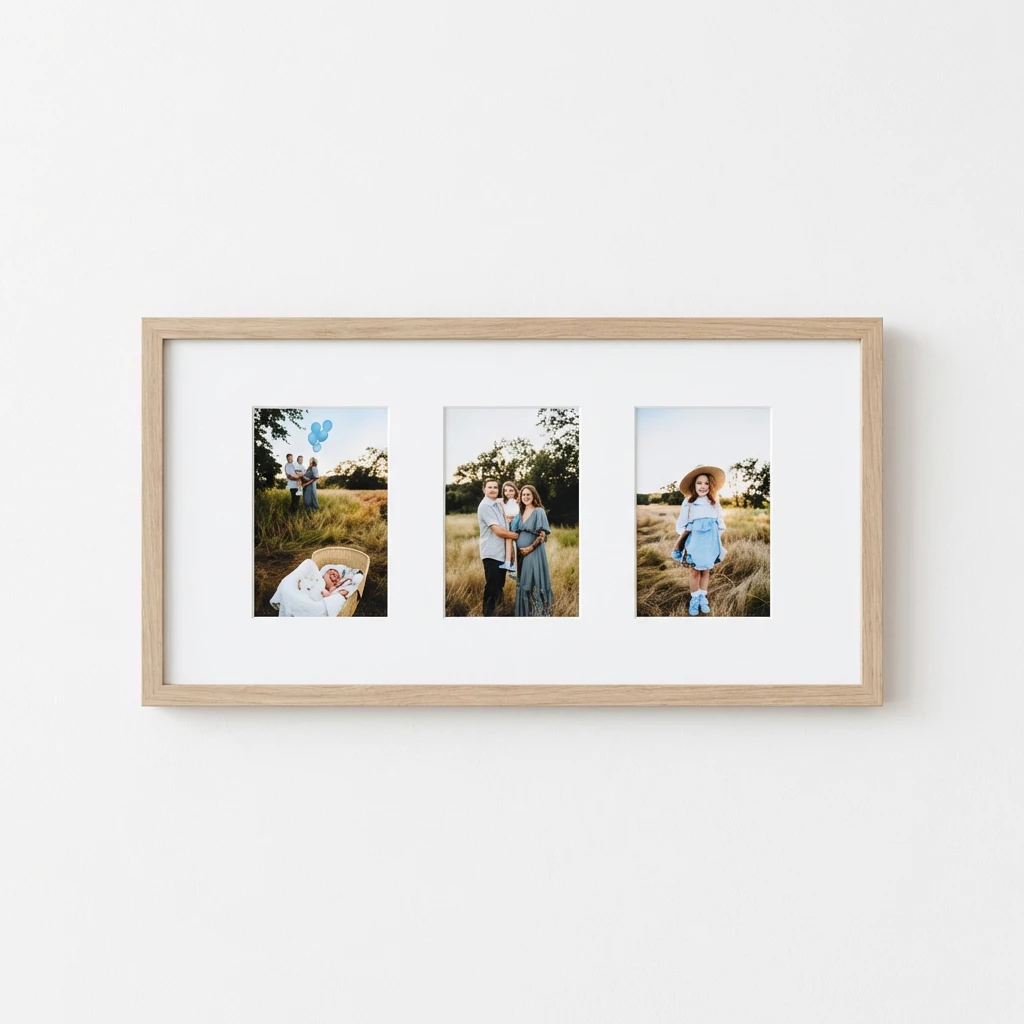Collage fotolijsten 25x50 cm