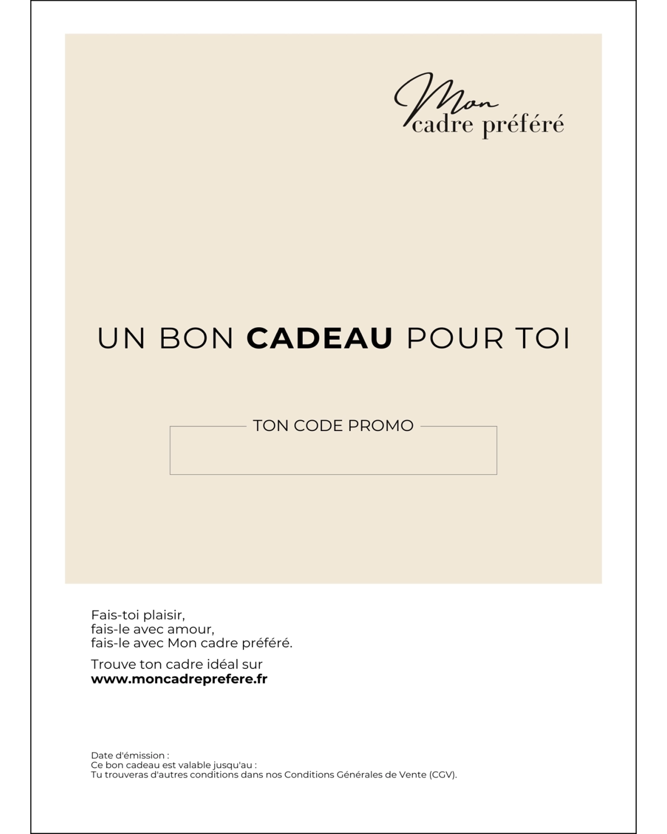 Cadeaubon