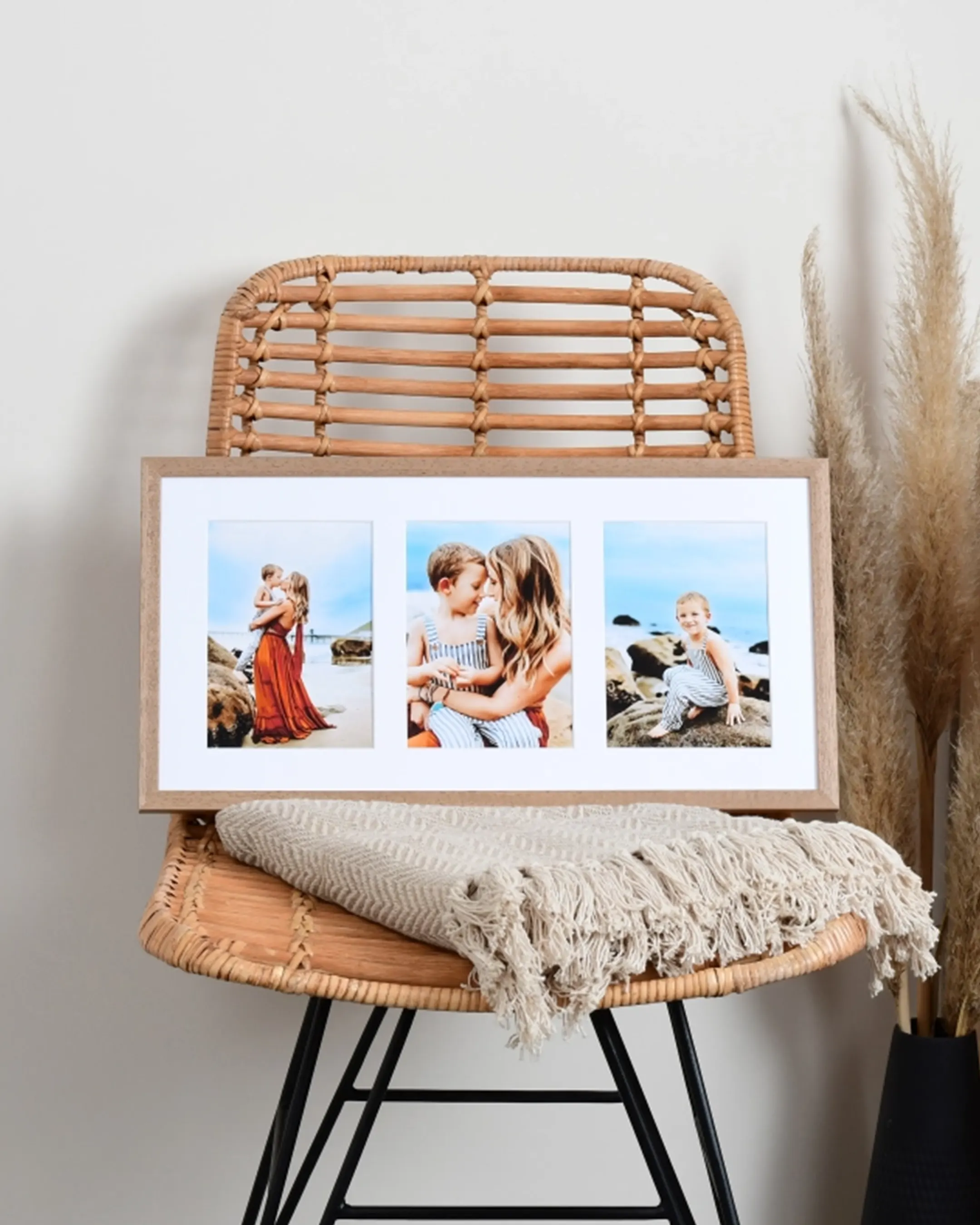 Passe-partoutcollage Chloé 25x50 cm in een interieur