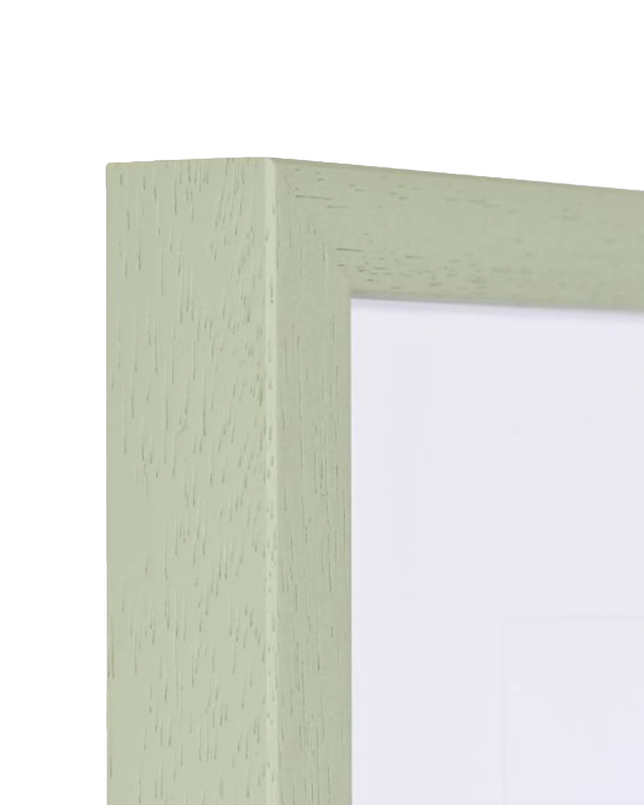 Houten fotolijst Nele groen – detailweergave