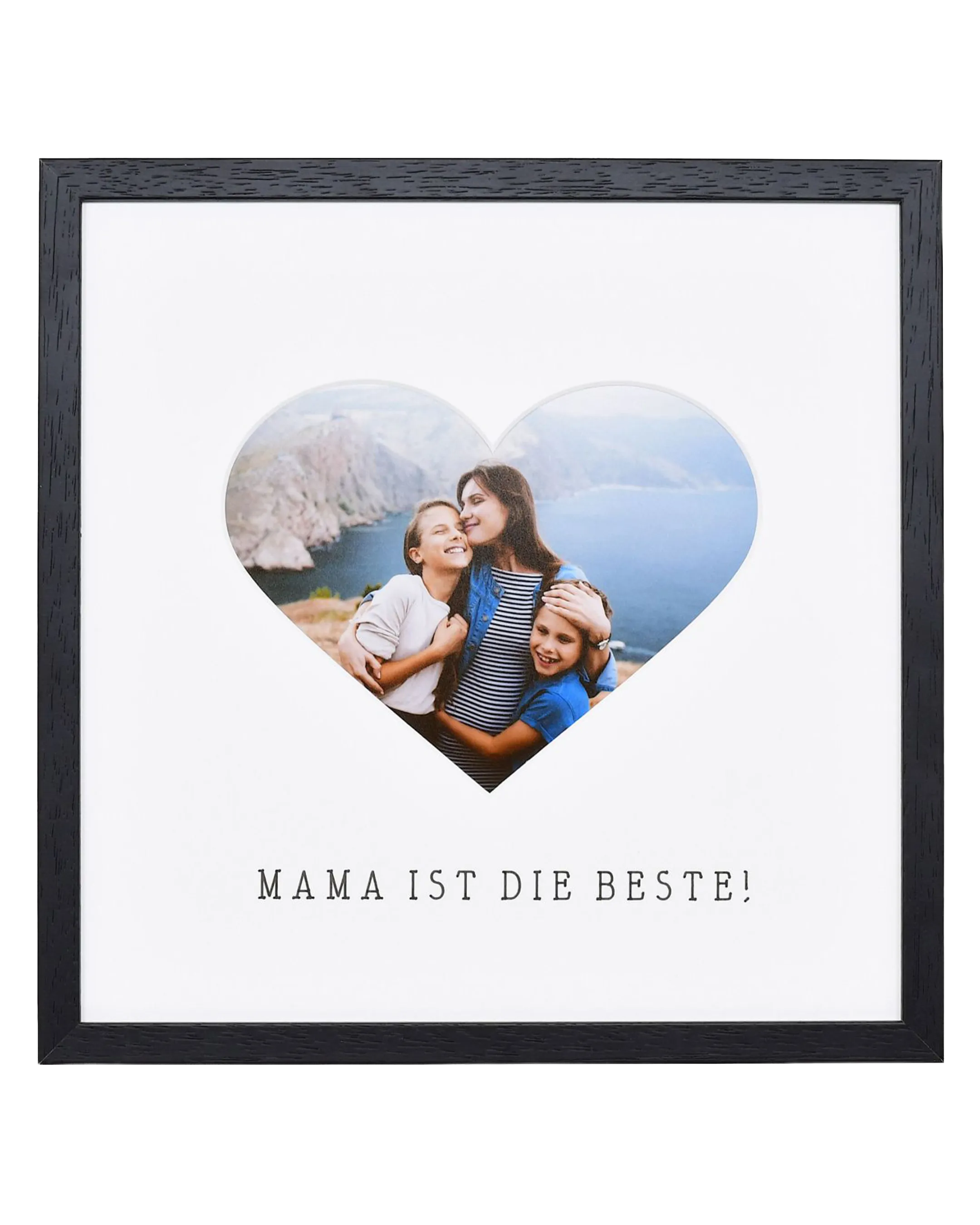Fotolijst hart "Mama" 30x30cm