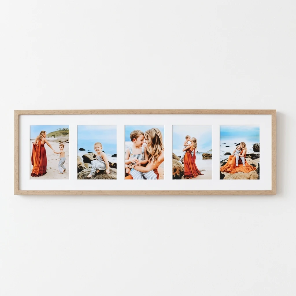 Collage fotolijsten 25x80 cm