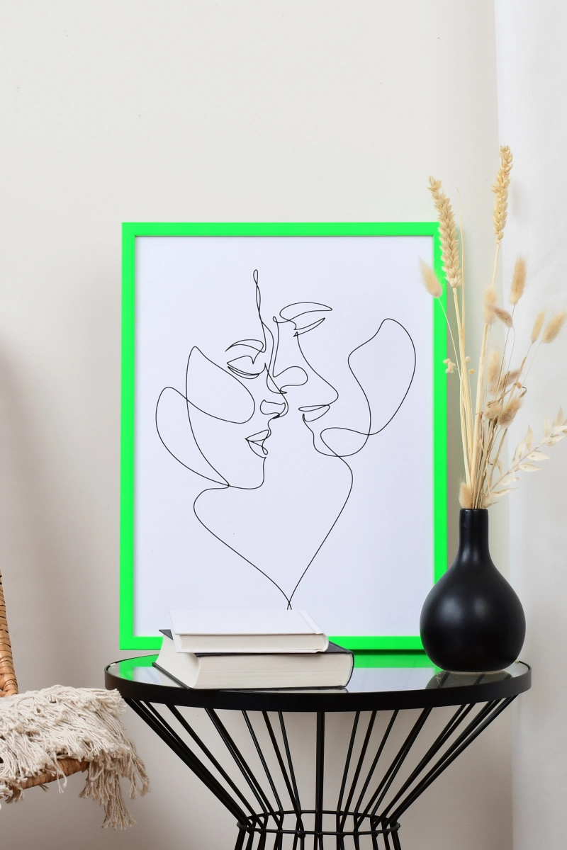 Neon houten fotolijst Bonnie